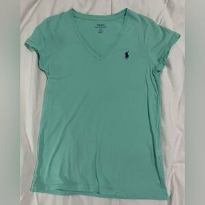 Polo by Ralph Lauren Green V neck Size Small
